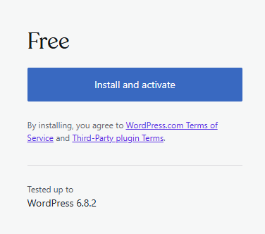 Install and activate