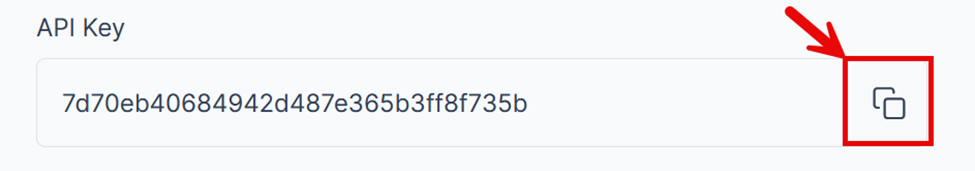 Figure 108: The " Copy to Clipboard " button.