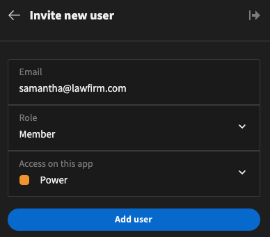 Add user