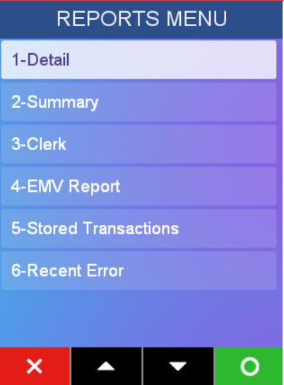 This screen will display if more than one Trans Type exists in the batch. Trans types that are not supported will not display in the list.