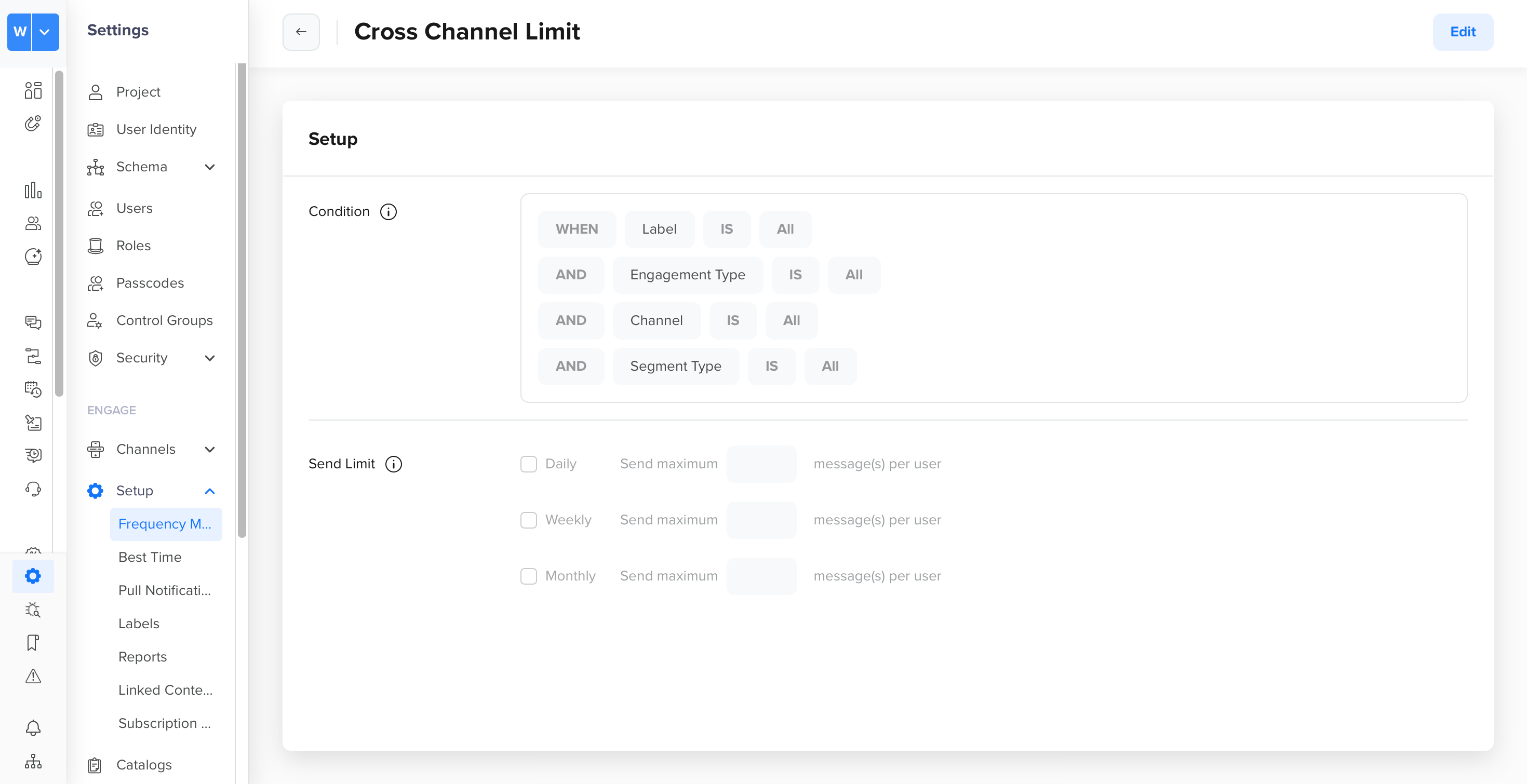 Cross-Channel Limits
