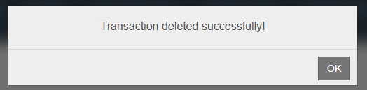 Successful Deletion