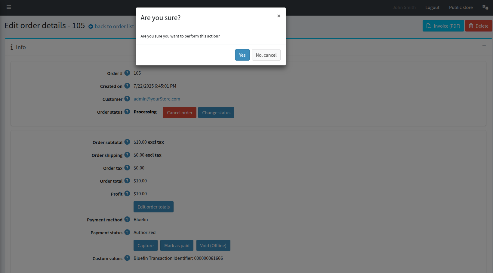 Capturing Authorization