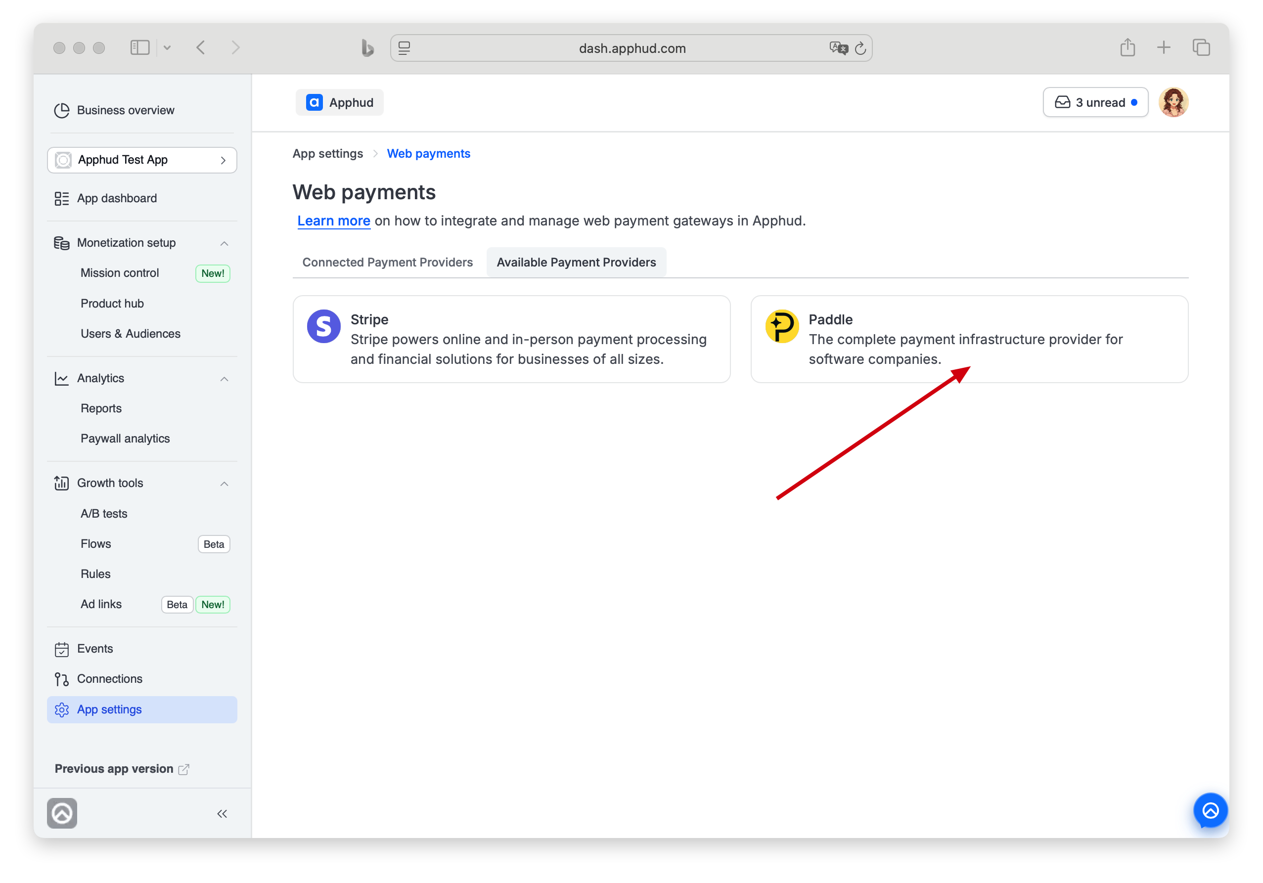 WebPayments - Paddle