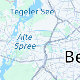 Example of map tile near Berlin