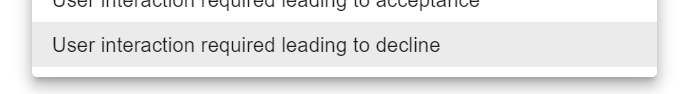 To see a decline from FlexFactor after a user challenge, select 'User interaction required, leading to decline' from the [Demo Shop](https://payment-page-simulator-sandbox.flex-charge.com/demo?mid=93bf3f71-8505-49dc-85e2-9a5fce6a014a&appKey=JU7VSy6SUdWGOH2SvLRWsnoaeBF9QvrtKOjWK8N9&appSecret=AQAAAAEAACcQAAAAEGssGzQ6QI9fMVH9fQghPWfymzpdTuthaHYe/xem5JB4IZH8mu8zR9Zpchfsndwhpw==&spreedlyKey=OOeydiWCG7ctam09vUjf1Ons8qM&environment=sandbox)