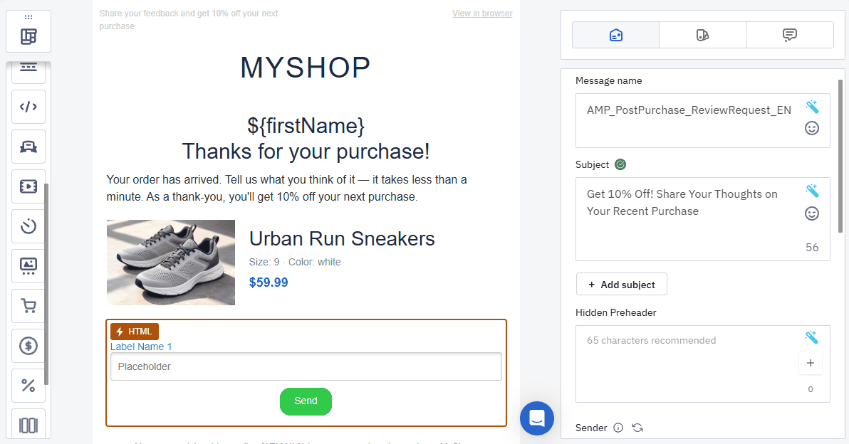 Adding a hidden field to the form