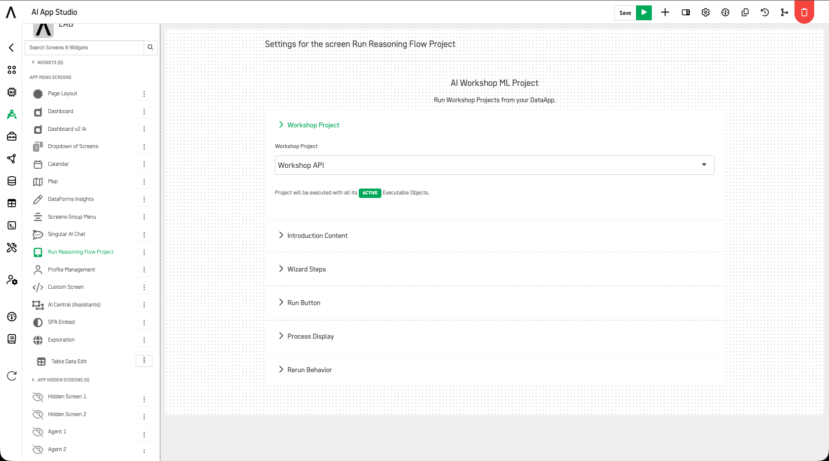 Run Reasoning Flow