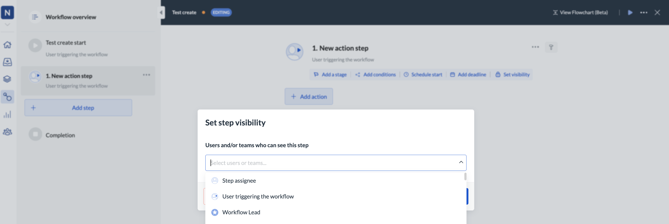 Step Visibility step-visibility