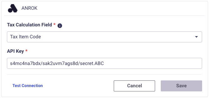 Tax Configuration