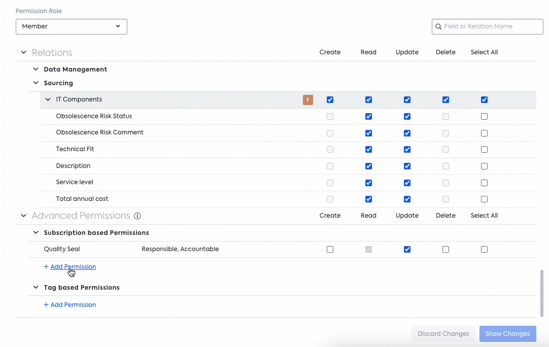 Configuring Advanced Permissions