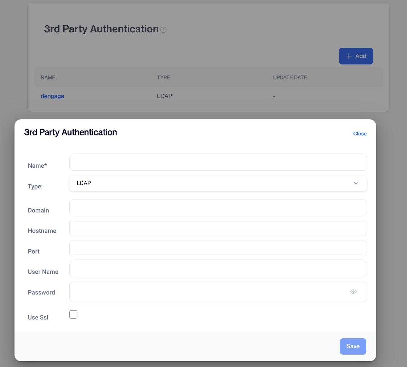 3rd Party Authentication