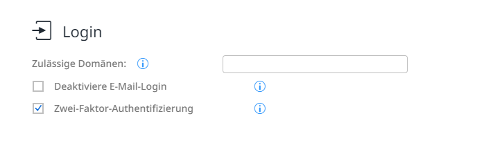 Login-Daten bearbeiten