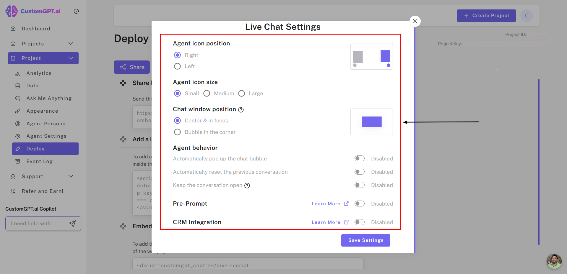 Customize AI Agent