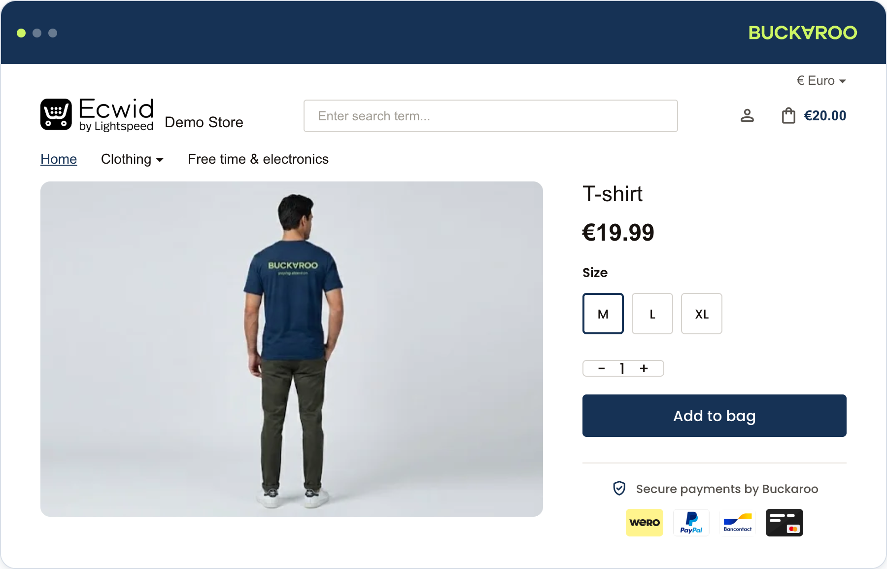 Ecwid demo store example