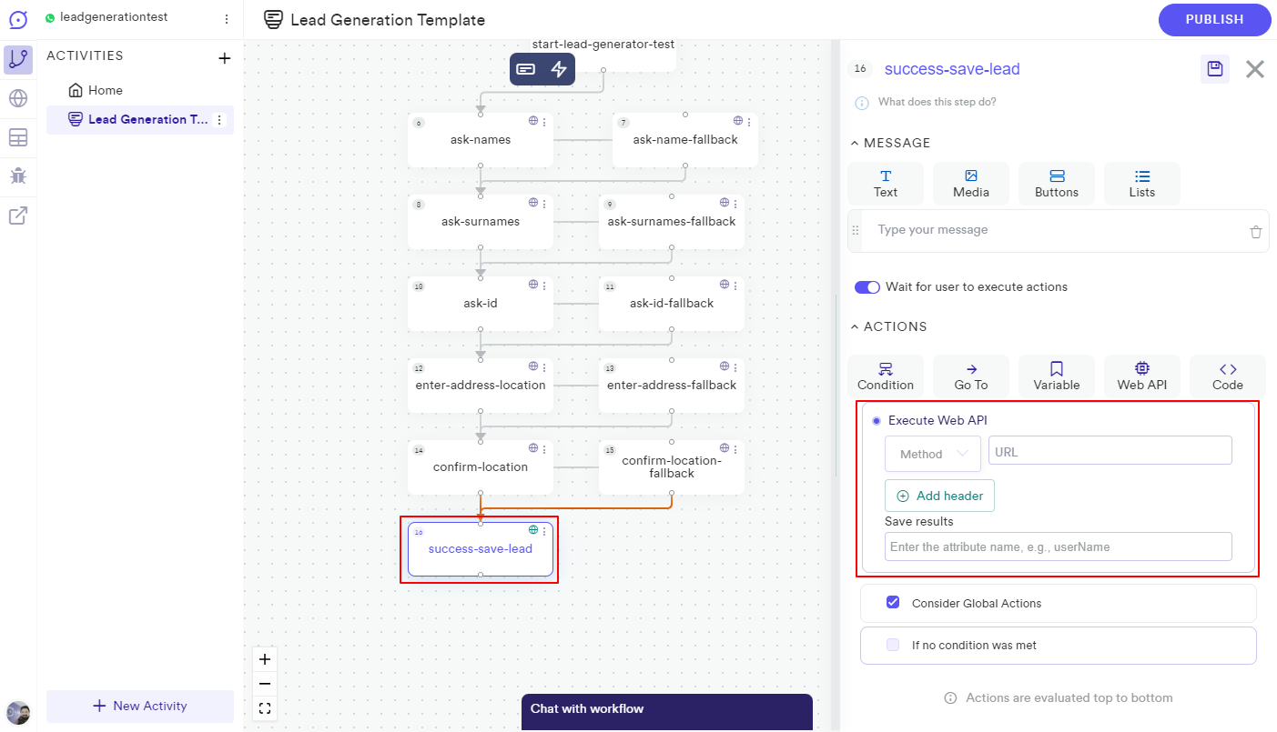 Connecting to a CRM's API or Human-Agent Transfer
click to enlarge
