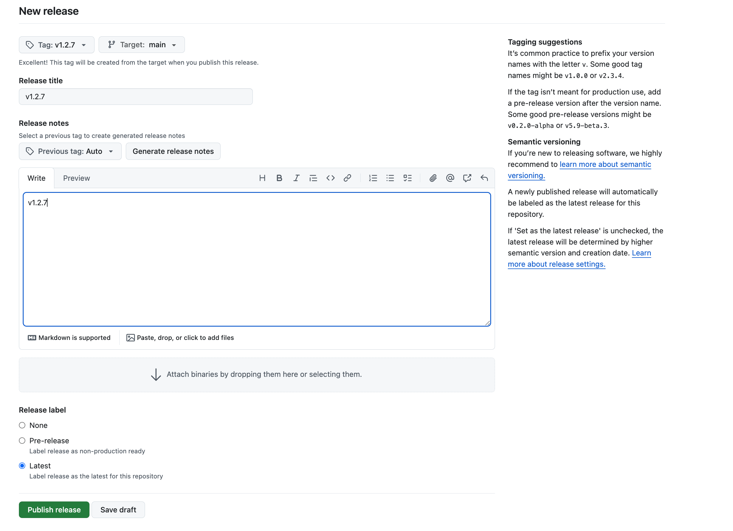 New release — filled in