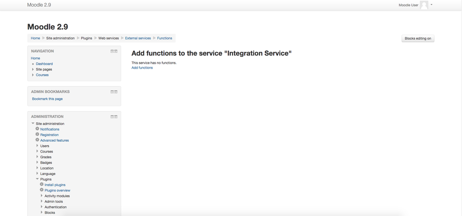 Functions page