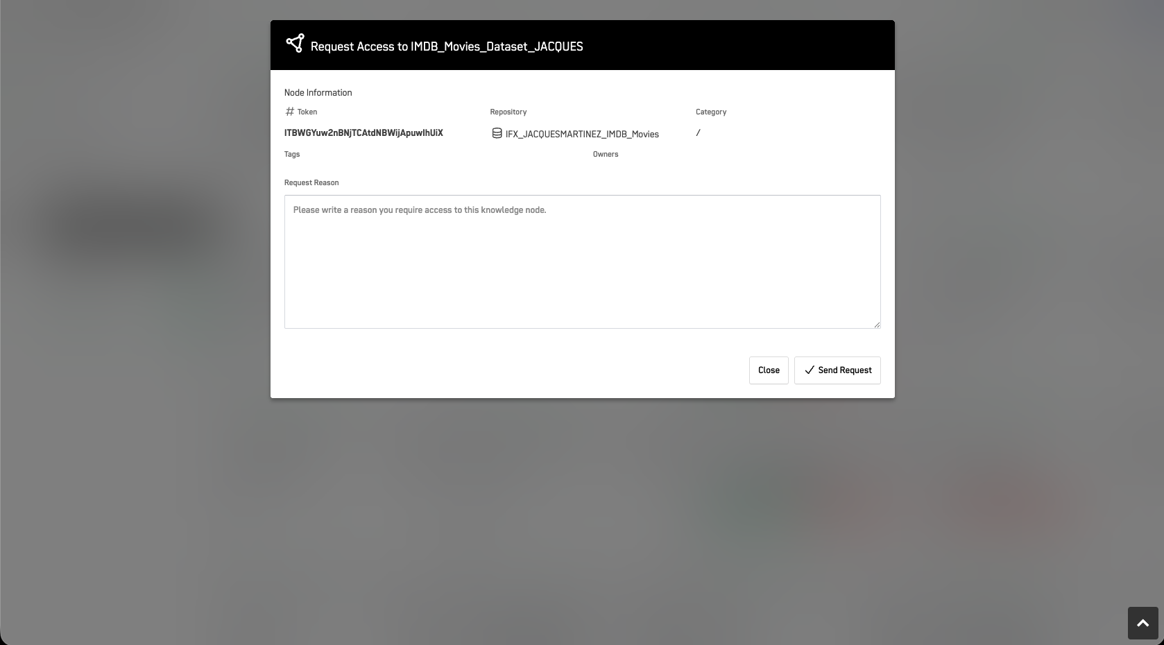 Request Submitted Confirmation