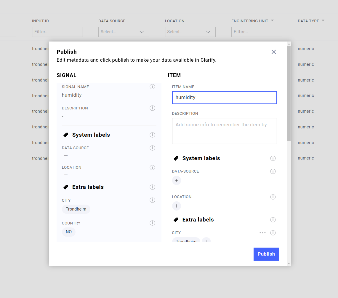signal_publish.png Publish the signal (create an item) to make it visible in the UI.