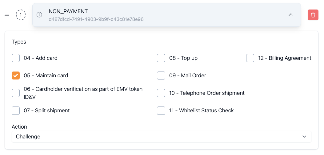 NPA Deny configuration