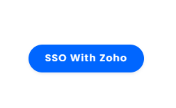 Screenshot of the SSO with Zoho button