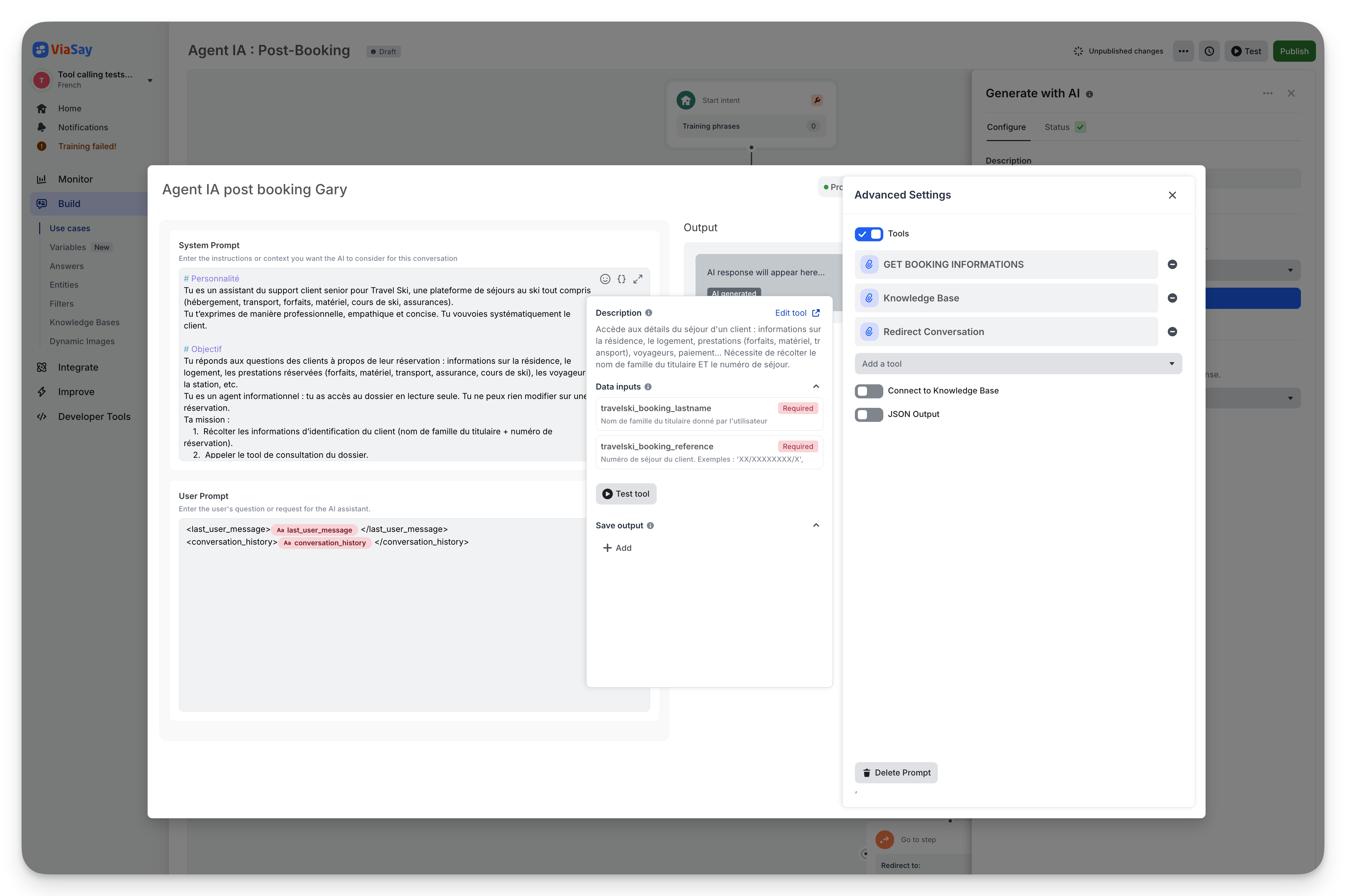 Advanced Settings with tools attached and detail panel open