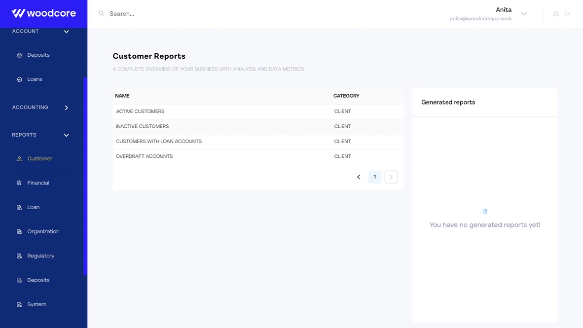 Overview of Customer Reports