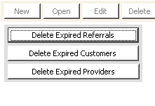 Desktop: Referrals > Delete expired