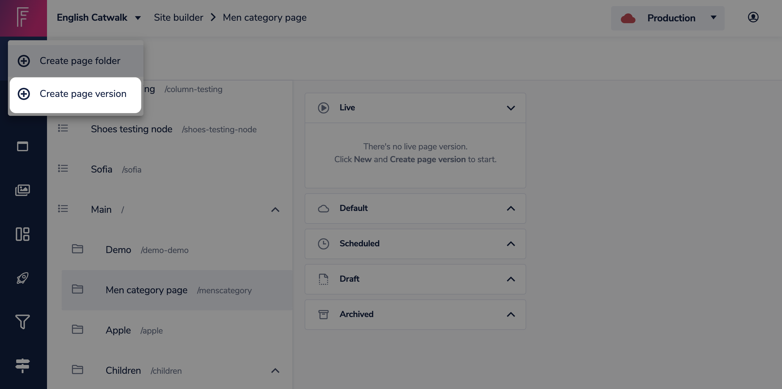 Create new page version category page.png
