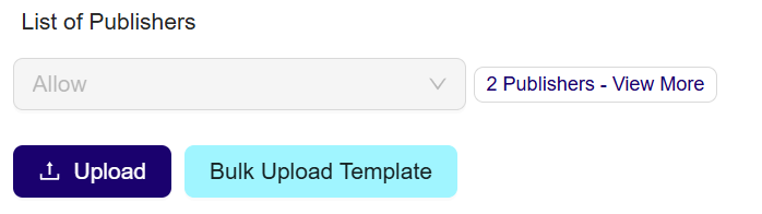**View uploaded Publisher ID**