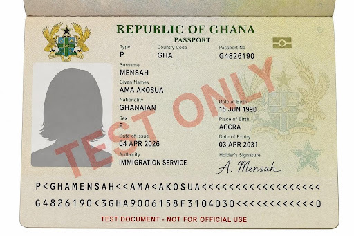 ghana-passport-biodata-test.jpg Expected: authentic · Image: biodata