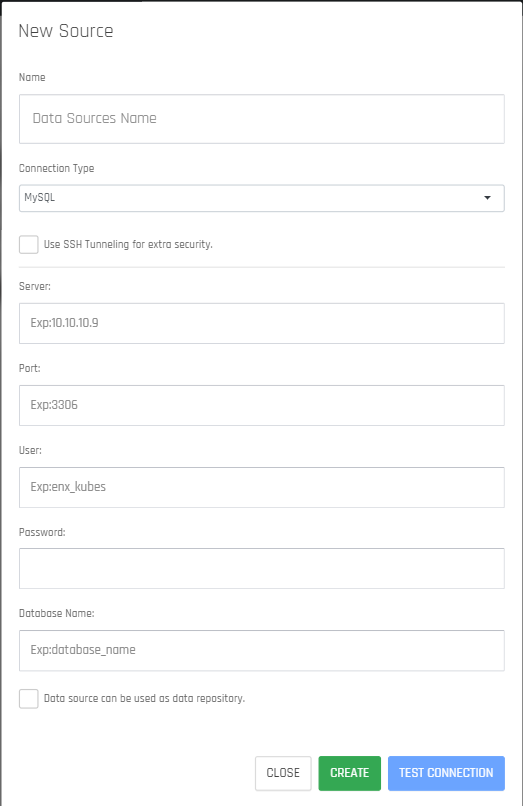 Database Connection Details