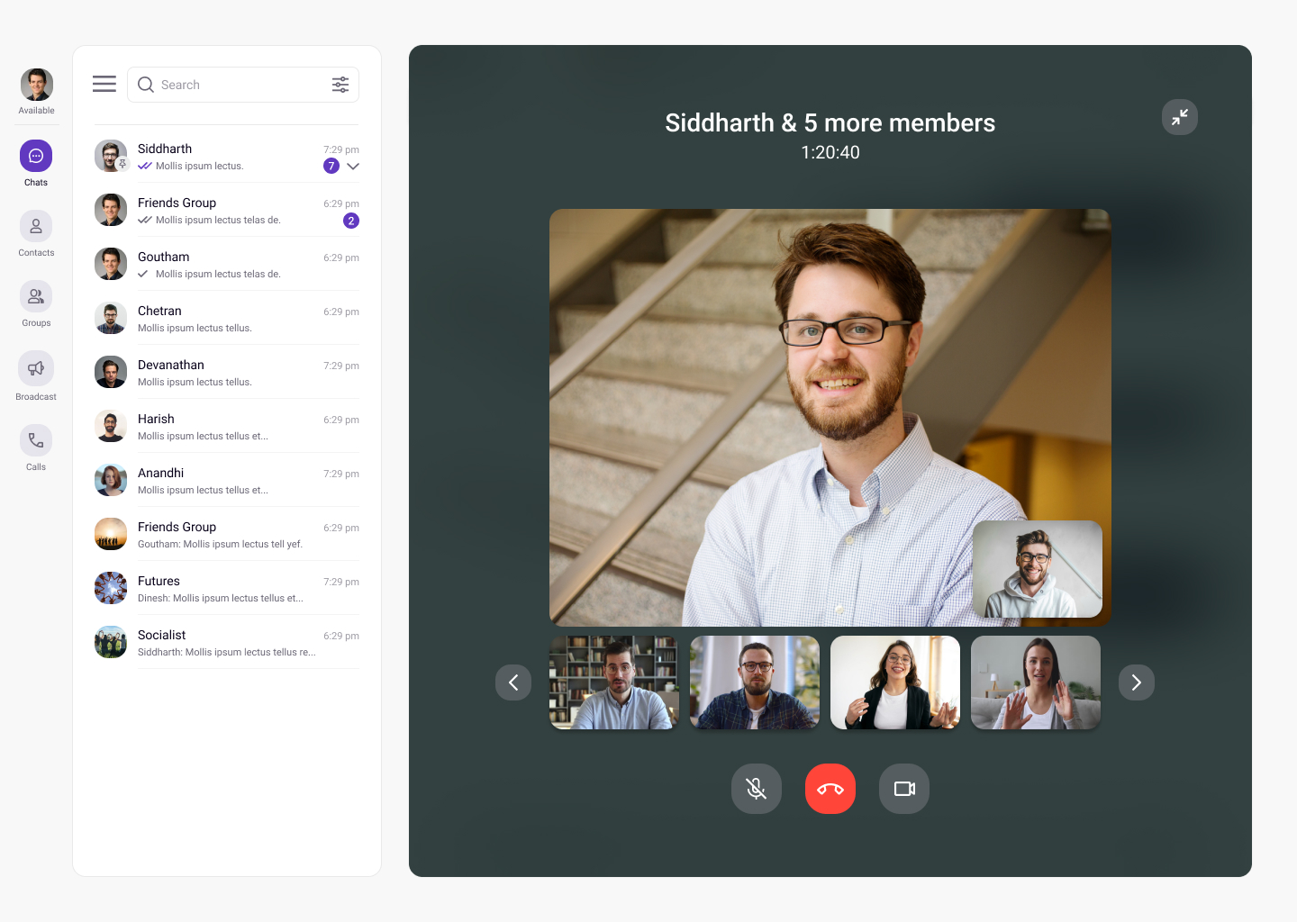 conferance video call.jpg Web Chat video call