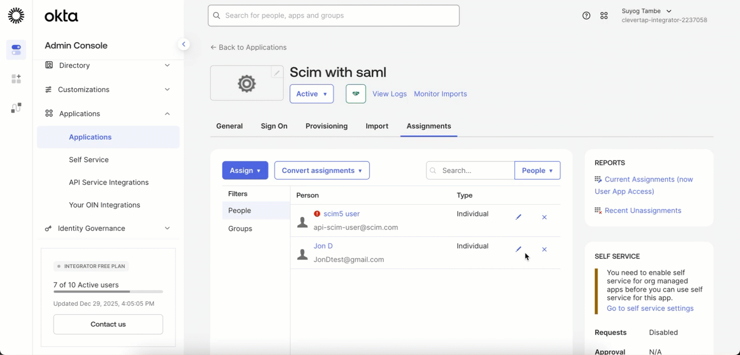 Add or Update a User