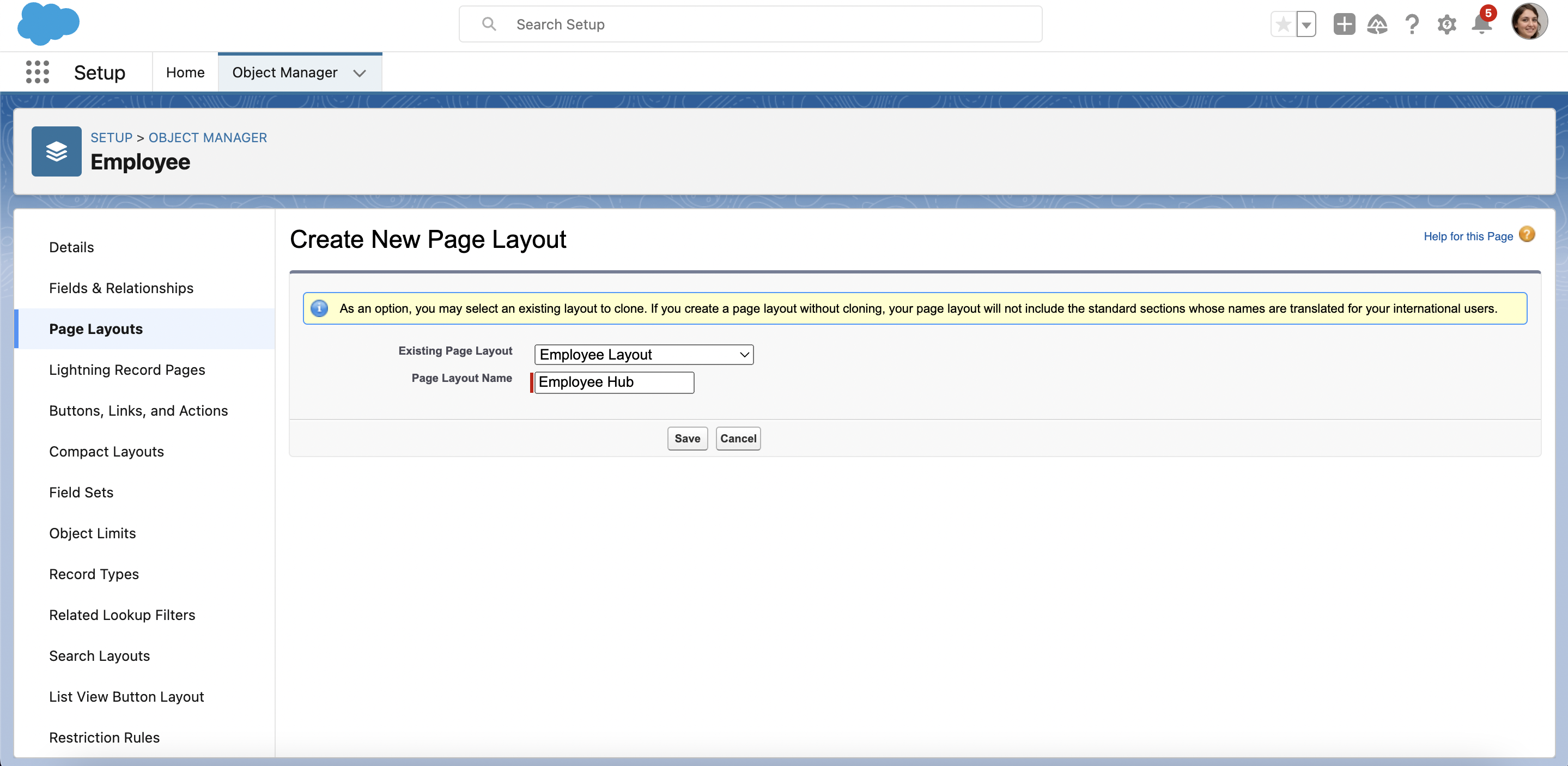 How to Configure the Employee Hub Data Layout
