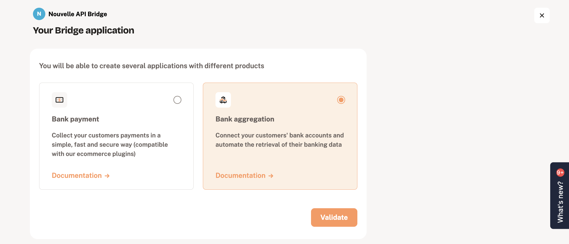 Aggregation activation