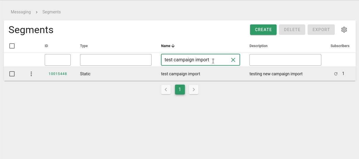 Find your segment