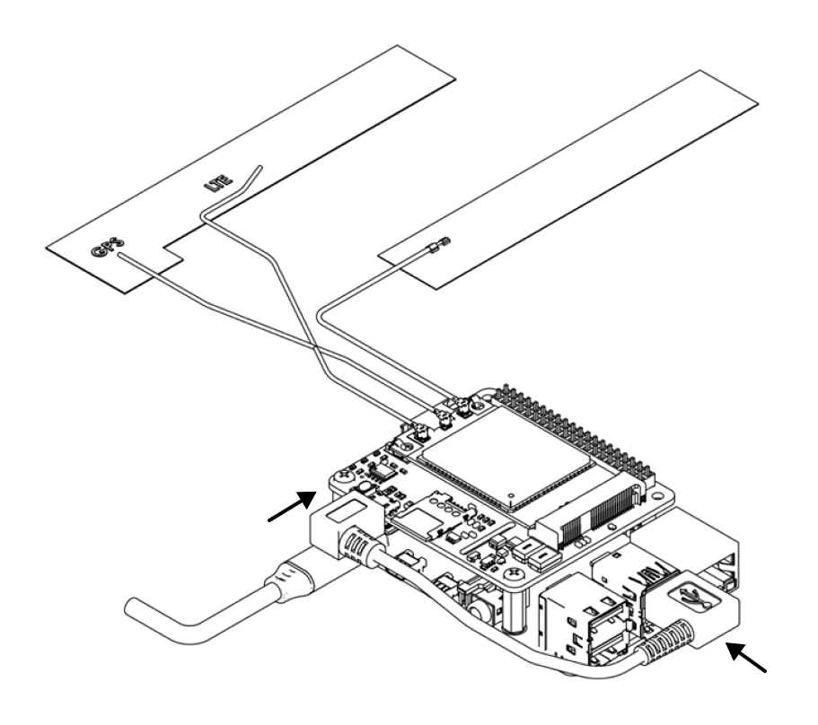 Sixfab Raspberry Pi 4G/LTE Cellular Modem Kit 