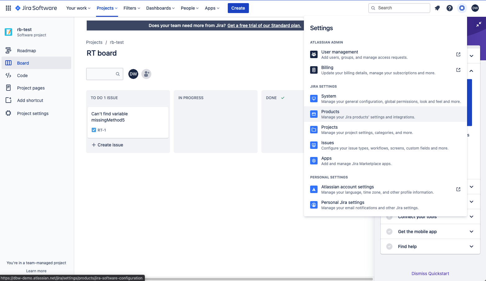 how to add a user account to jira