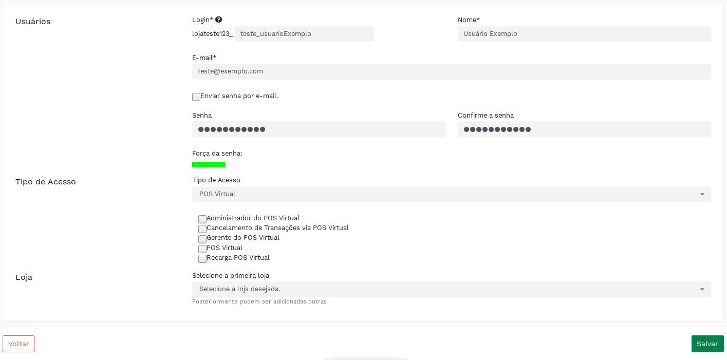 "Virtual POS Access Type." -no-filter
