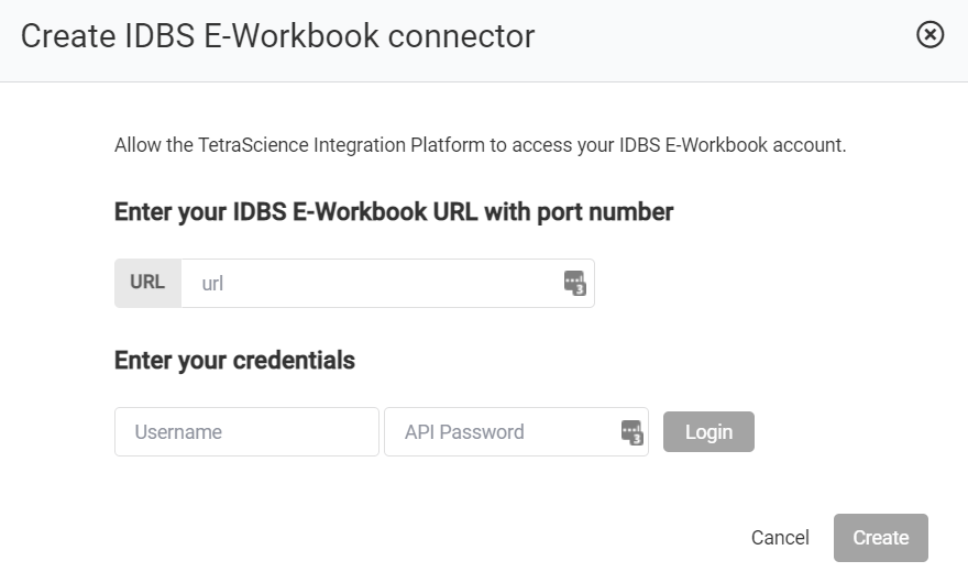 Create IDBS E-Workbook Connector