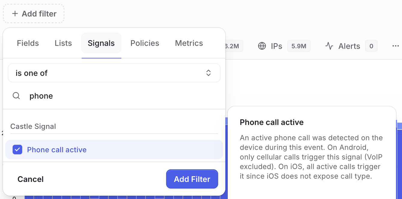 Phone call detection
