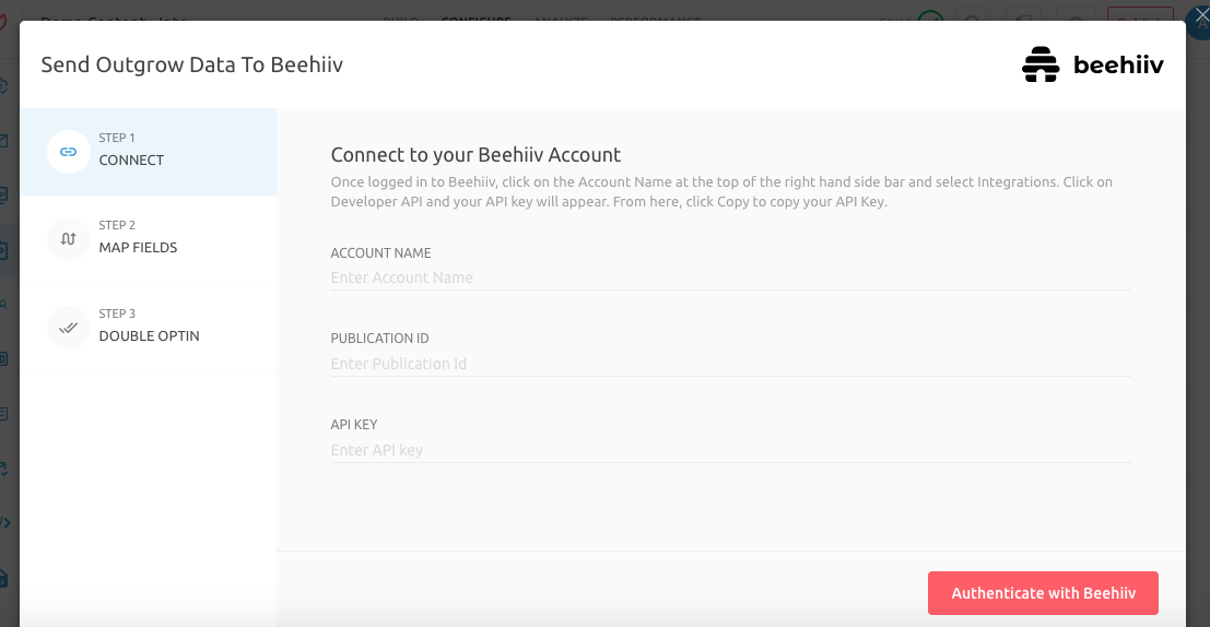 Authenticate With Beehiiv