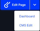 Edit page menu