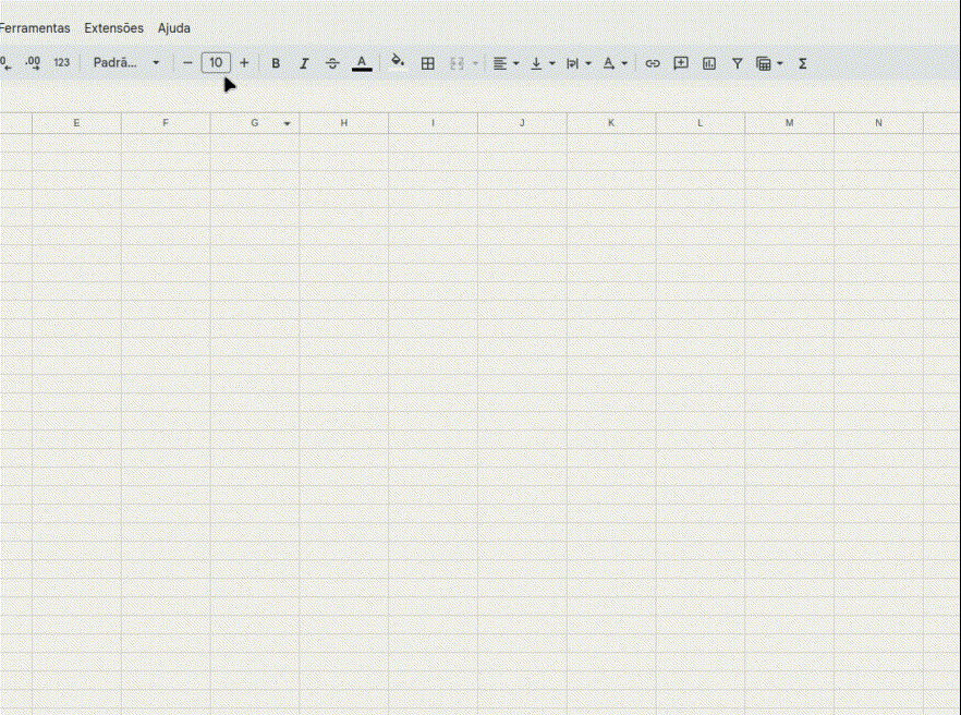Nesse gif é demonstrado o processo de instalação da extensão  Webhooks for Sheets™.