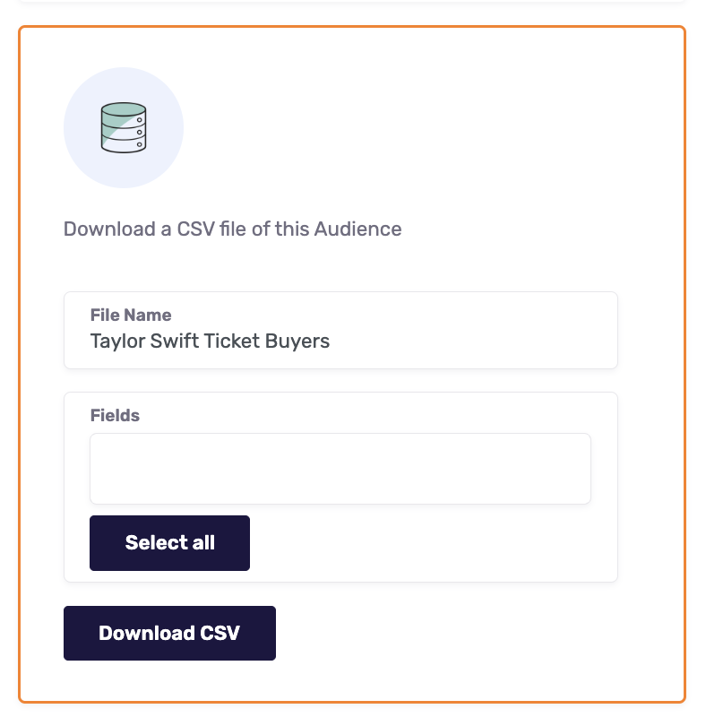 CSV Export