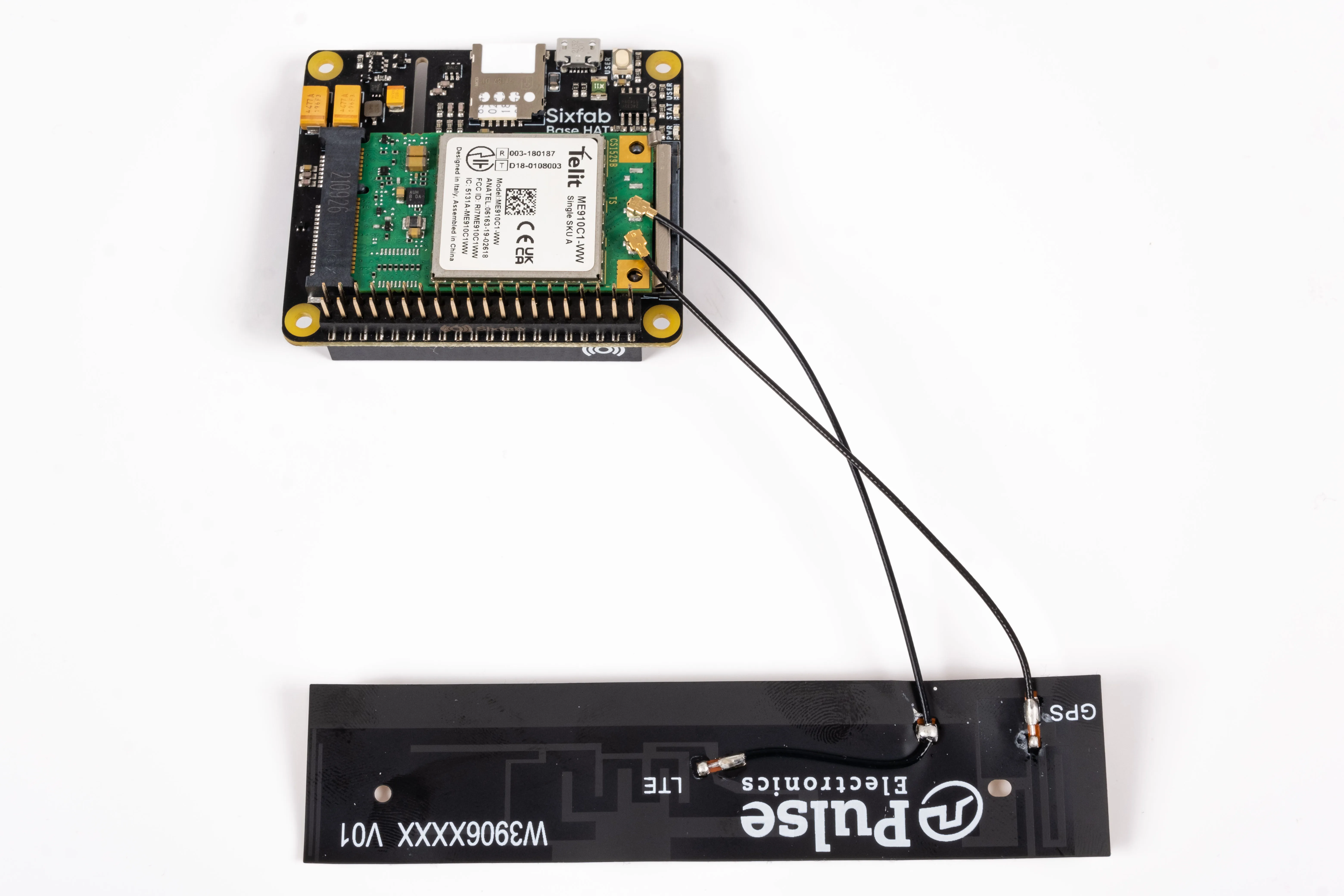 Sixfab Raspberry Pi Cellular IoT Kit (LTE-M)