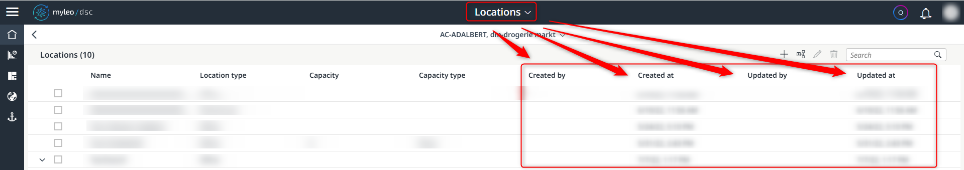 New columns within the worklist