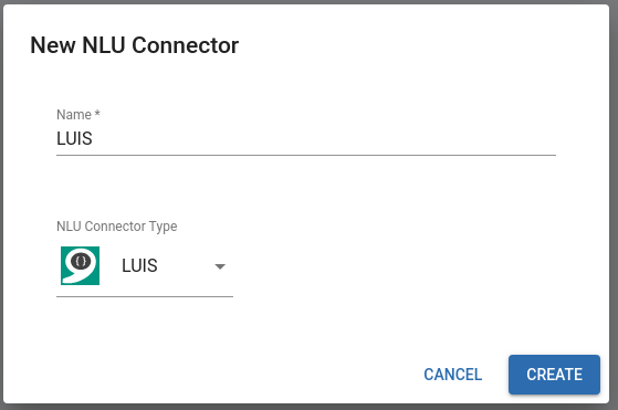 Creating a LUIS NLU Connector